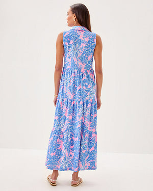 Riegan Maxi Dress - Conch Shell Pink Up Scale