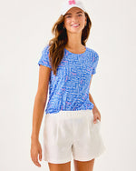 4" Captina Linen Short - Resort White