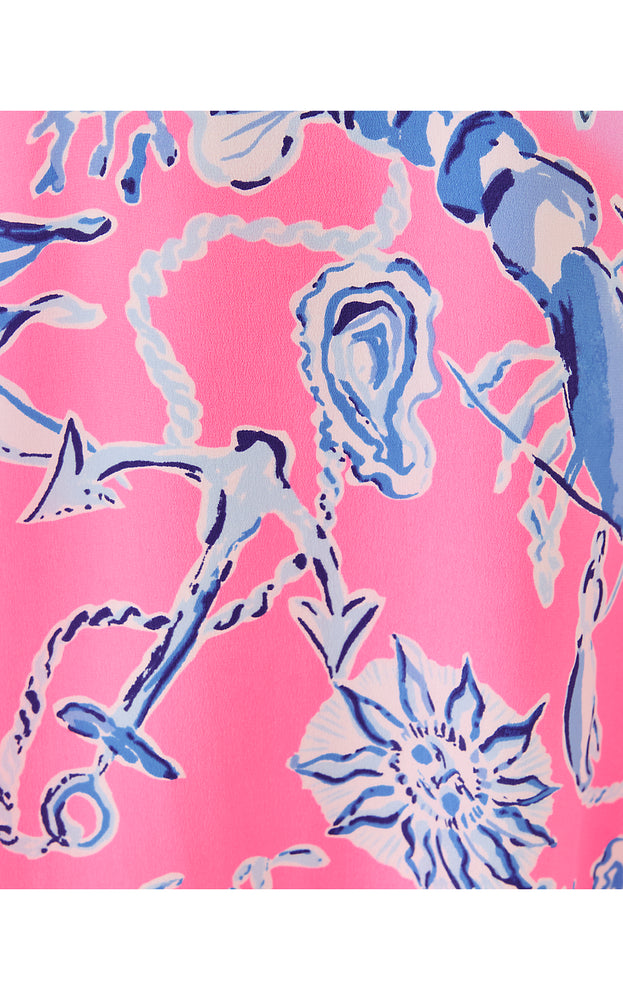 Verica Silk Maxi Dress - Rousseau Pink Oversized Barefoot Beachcomber