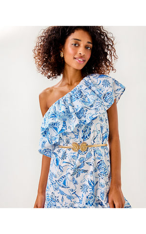 Barefoot Beachcomber Belt - Gold Metallic