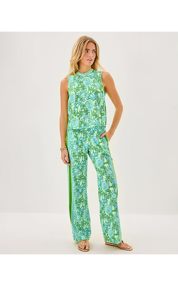 Anya Top - Cool Mint Catchin Rays Engineered Top