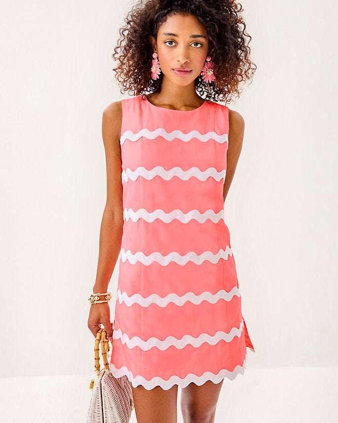 Kerra Shift Romper - Sorbet Pink