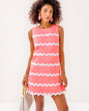 Kerra Shift Romper - Sorbet Pink