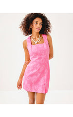 Kalinara Stretch Romper - Rousseau Pink Cool As Shell Overprint