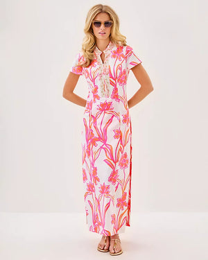 Velora Maxi Romper - Resort White Oversized Lovely Long Stems Engineered