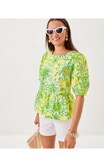 Hisli Short Sleeve Top - Limoncello Sunbelievable