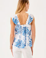Gyah Sleeveless Top - Resort White Jet Set Jungle