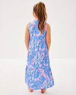Girls Mini Riegan Maxi Dress Conch Shell Pink Up Scale