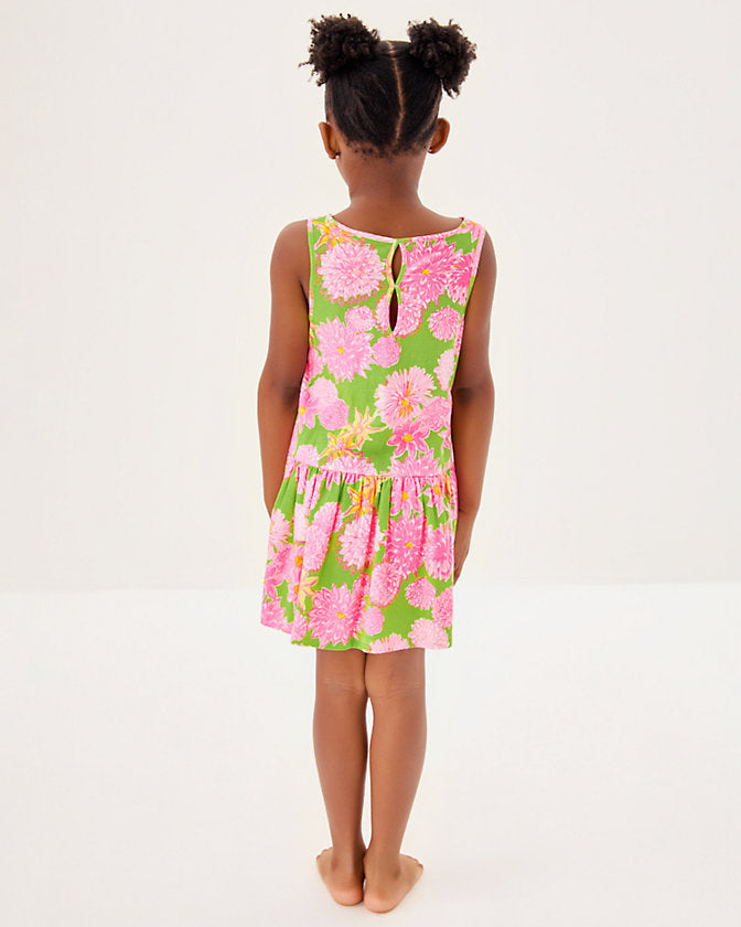 Girls Mini Dixi Dress - Multi Seaside Garden