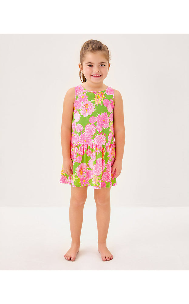 Girls Mini Dixi Dress - Multi Seaside Garden
