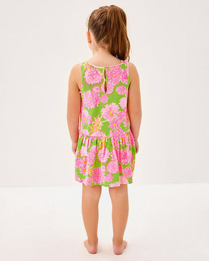 Girls Mini Dixi Dress - Multi Seaside Garden