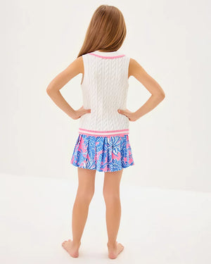 Girls Sylvana Skort - Conch Shell Pink Up Scale