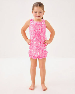 Girls Mini Romey Shift Set - Conch Shell Pink Penny's Playground