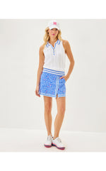 UPF 50+ Luxletic 15" Monica Skort - Sunwashed Blue Seacrets Golf