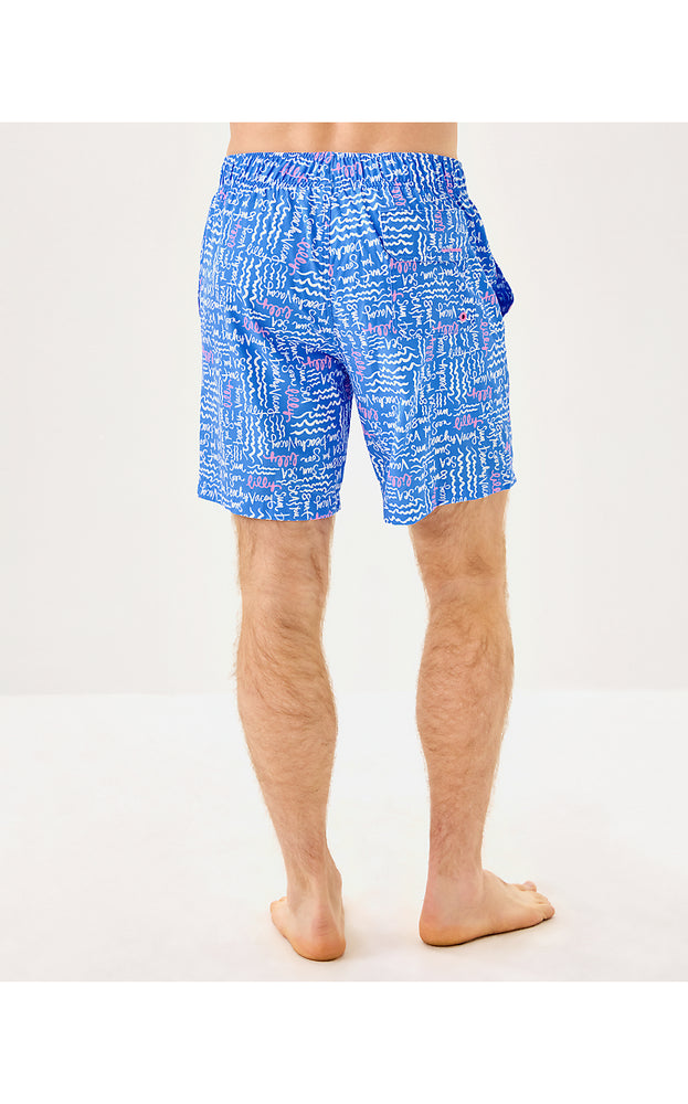 Men's Stuff Del Lago Swim - Sunwashed Blue Seacrets