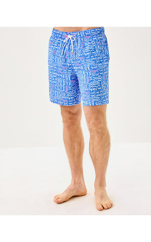Men's Stuff Del Lago Swim - Sunwashed Blue Seacrets