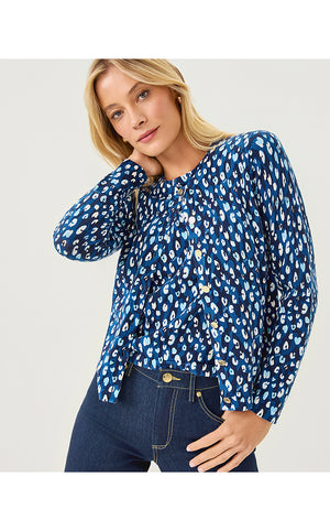 Fairley Cardigan - Starlight Navy You're An Animal