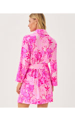 Issie Pajama Knit Robe - Parigi Pink Supporting Squad