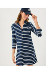 Knightley Dress - Low Tide Navy  Heritage Stripe