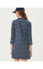 Knightley Dress - Low Tide Navy  Heritage Stripe
