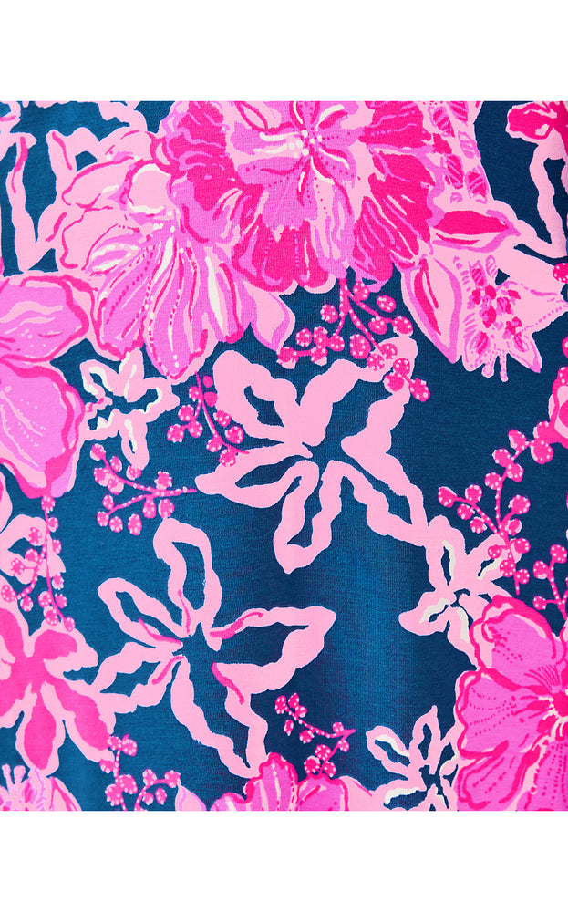 Ryland Midi Shirtdress - Starlight Navy Once and Floral Engineered