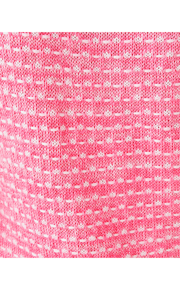 Carlow Sweater Dress - Rousseau Pink - Metallic Marl