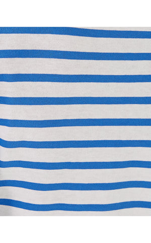 Lilly x Saint James Minquidame Tee - Azure Soleil Stripes