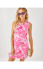 Lilly x Saint James Simone Shift Dress - Rose Soleil Allover