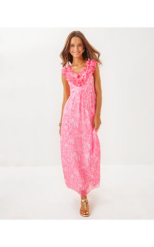 Amber Maxi Dress - Rousseau Pink - Tulip To Tango