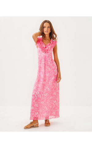 Amber Maxi Dress - Rousseau Pink - Tulip To Tango