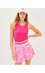 UPF 50+ Luxletic Aila High Rise Skort - Pink Bliss Shady Babe