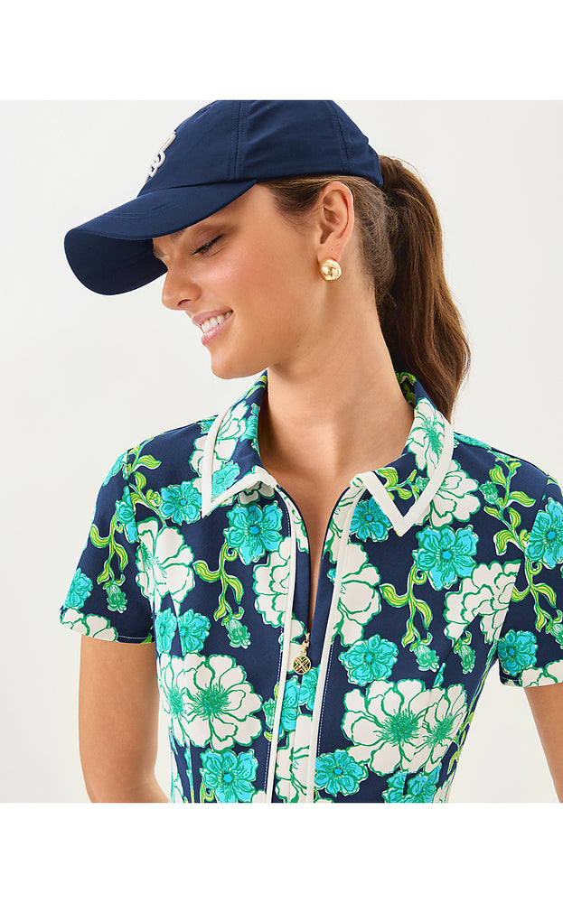 UPF 50+ Luxletic Kathy Dress - Low Tide Navy Go Big Golf