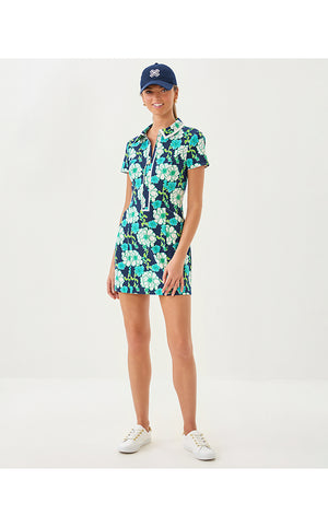 UPF 50+ Luxletic Kathy Dress - Low Tide Navy Go Big Golf
