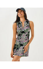 UPF 50+ Luxletic Enna Active Dress - Onyx PB Anniversary Toile