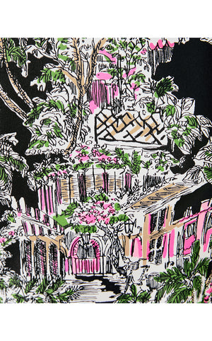 UPF 50+ Luxletic Enna Active Dress - Onyx PB Anniversary Toile