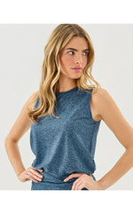 UPF 50+ Claro Top - Low Tide Navy X Tangier Teal