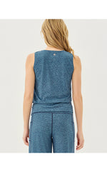 UPF 50+ Claro Top - Low Tide Navy X Tangier Teal