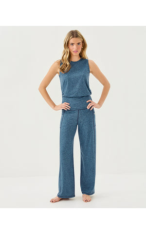UPF 50+ Claro Top - Low Tide Navy X Tangier Teal