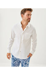 Mens Stuff Addison Shirt - Resort White