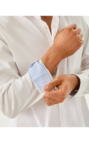Men's Stuff Addison Shirt - Resort White