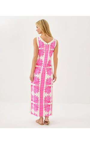 Eleanora Maxi Shift Romper - Pink Bliss Shady Babe Engineered Romper
