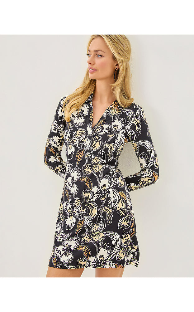 Alalynn Long Sleeve Romper - Onyx Irisistable