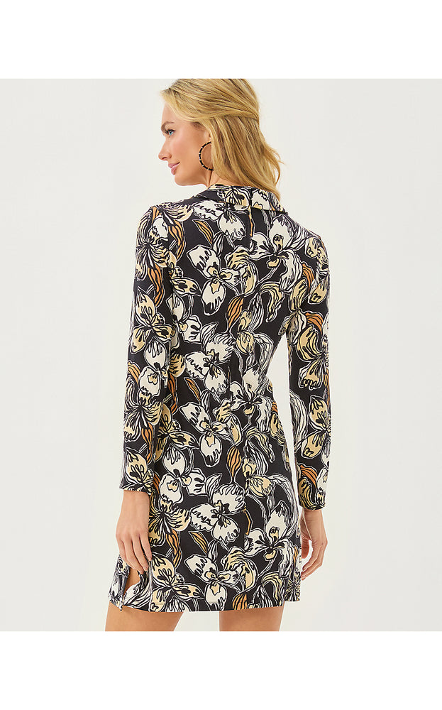 Alalynn Long Sleeve Romper - Onyx Irisistable