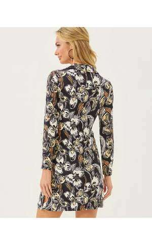 Alalynn Long Sleeve Romper - Onyx Irisistable