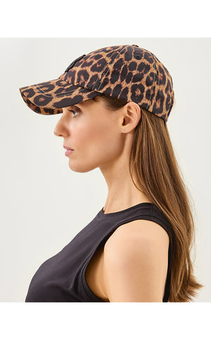 Logo Run Around Hat - Multi Leopard Faille