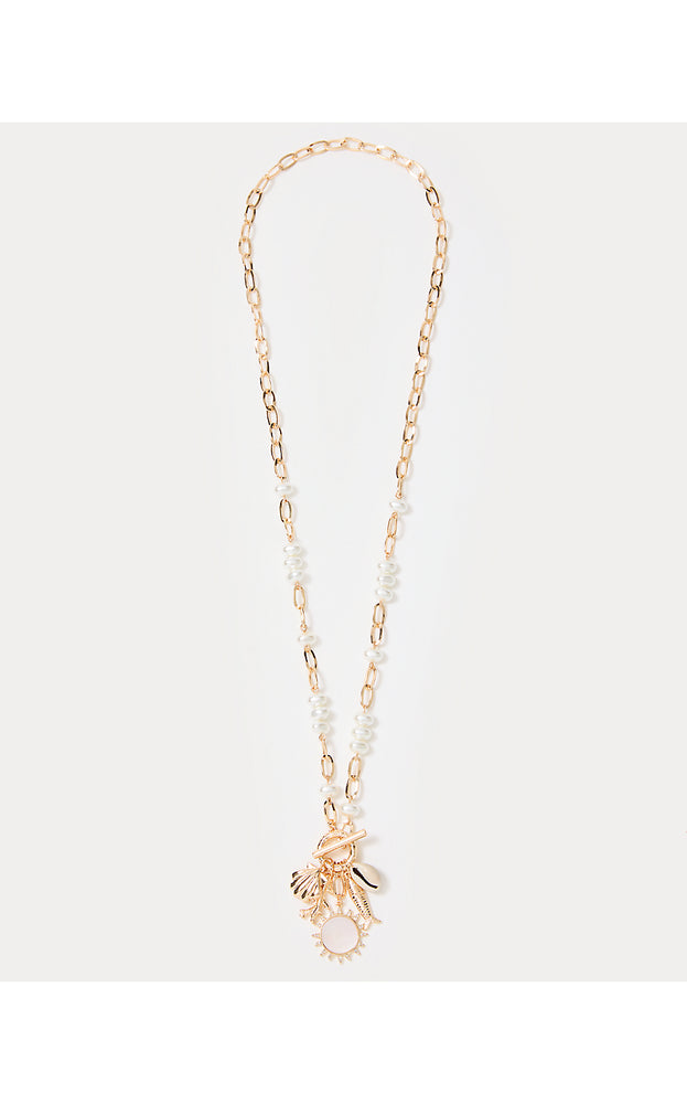 Sunbathers Bliss Necklace - Gold Metallic