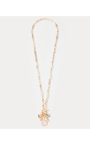 Sunbathers Bliss Necklace - Gold Metallic