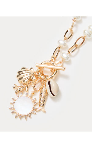Sunbathers Bliss Necklace - Gold Metallic