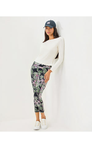 UPF 50+ Luxletic 24" Weekender High Rise Midi Legging - Onyx PB Anniversary Toile