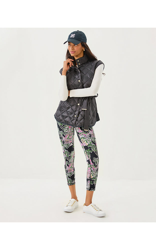 UPF 50+ Luxletic 24" Weekender High Rise Midi Legging - Onyx PB Anniversary Toile
